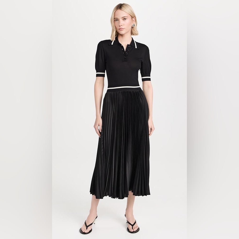 Shoshanna Women’s Loren Pleated Knit Dress